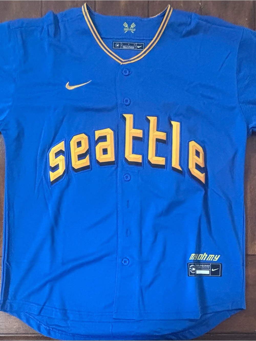 Julio Rodríguez Seattle Mariners City Connect Jersey Adult Large NWT